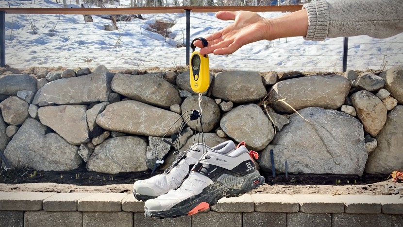 salomon x ultra 4 gore-tex for women - these shoes weigh only 1.54 pounds per pair for a us women's size...