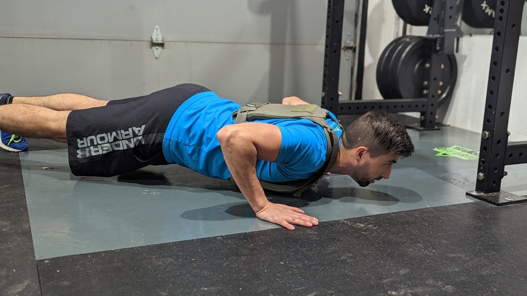 weight vest - thanks to a secure fit close to the body, we could do full range of...