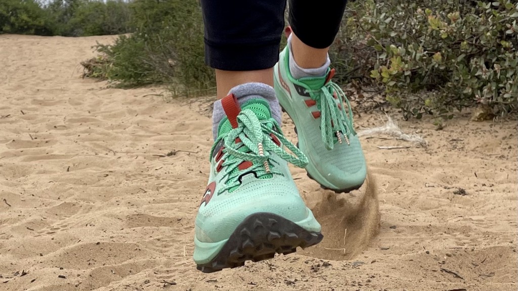 Chaussures De Trail Saucony Peregrine 13 Femme Taille UK 7.5 (EU 41) - Vert, Occasion Bon état