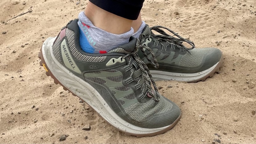 merrell antora 3 - the 29mm stack and rock plate offer great protection but not much...