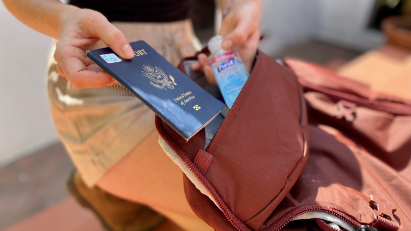 rei co-op ruckpack 40 - the easy access pocket is essential for travel. this bag's pocket is...