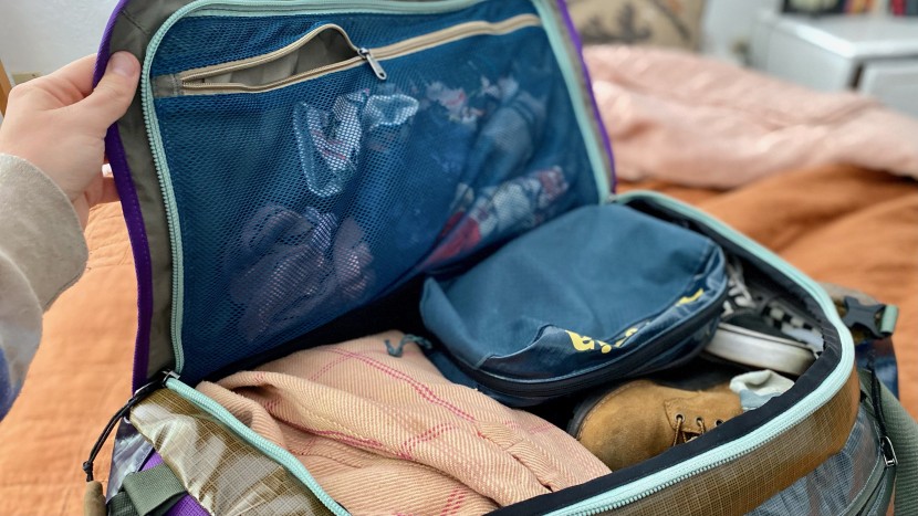 patagonia black hole duffel 55l - if organization is a priority, maybe check out another bag, but the...