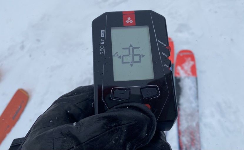 avalanche beacon - one of the things we didn't love about the neo bt pro, particularly...