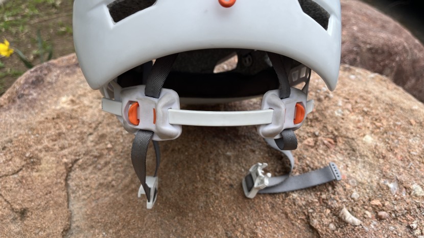 the petzl meteor's adjustable slider bar offers a decent amount of...