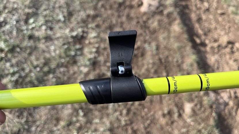 trailbuddy gear aluminum cork - the trailbuddy uses lever locks to adjust the pole's length, which...