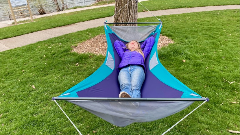 eno skyloft - plenty roomy for one, this hammock doesn't quite offer the width or...