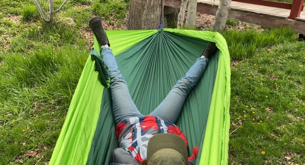 hammock - stretching out in all ways possible is key to get a feel for how...