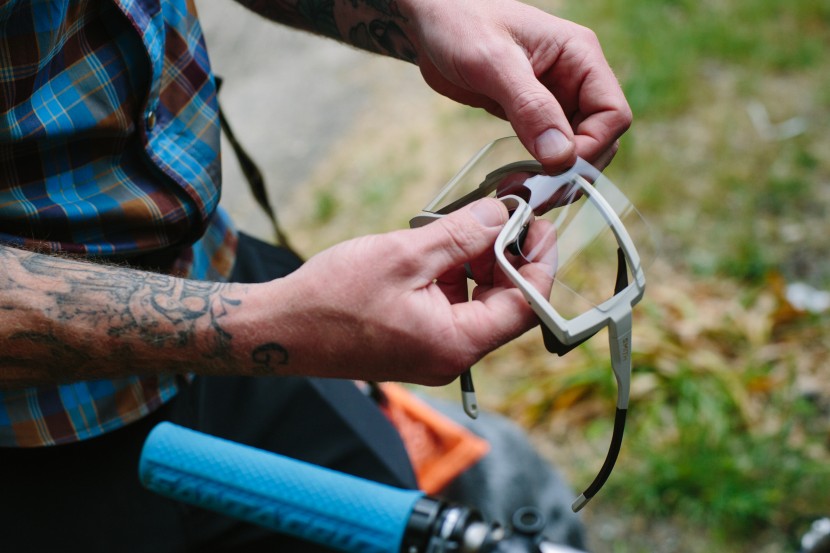 smith pursuit - lenses were easy to swap in and out of the pursuit