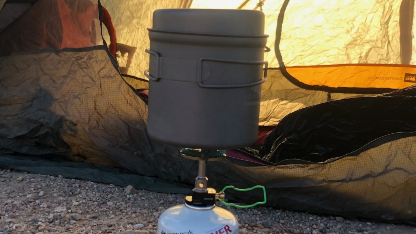 optimus crux lite - while the stove produced a lot of heat, and performed well in the...