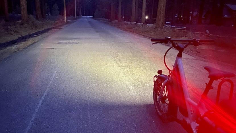 specialized globe haul st - 1500 lumens goes pretty far on dark forrest roads.