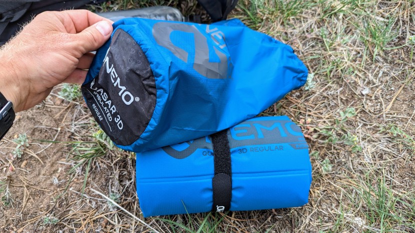 nemo quasar 3d insulated - this pad packs into a surprisingly small package considering its...