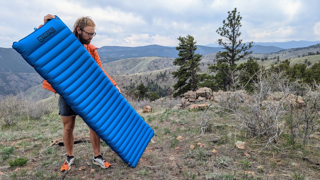 nemo quasar 3d insulated - the quasar is big and comfortable yet still packs down to a small...