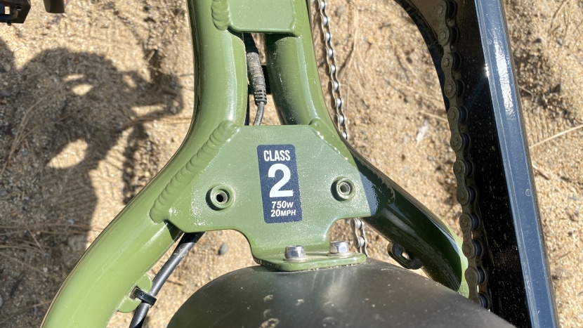 the s2 ships as a class 2 bike with throttle power limited to 20mph.