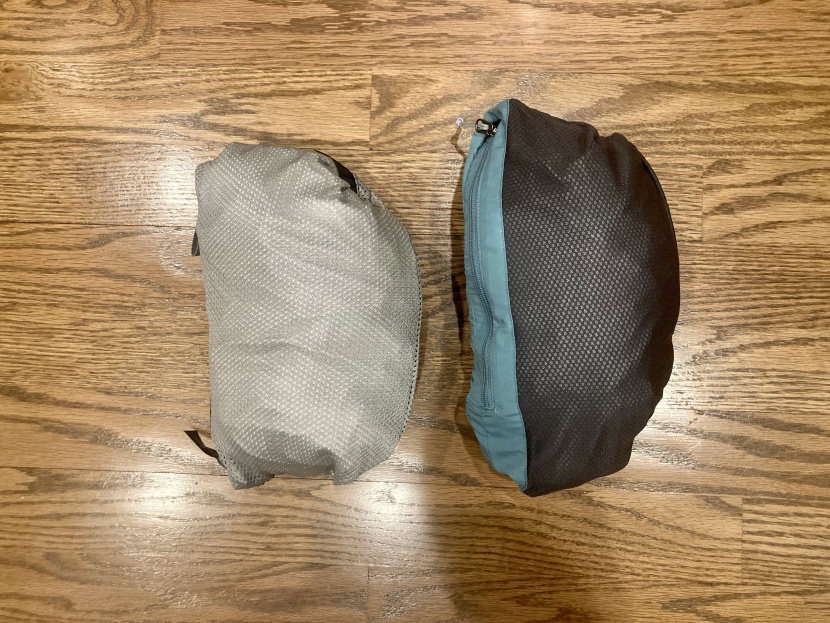 budget rain jacket womens - a side by side comparison of the eddie bauer cloud cap (left) and...