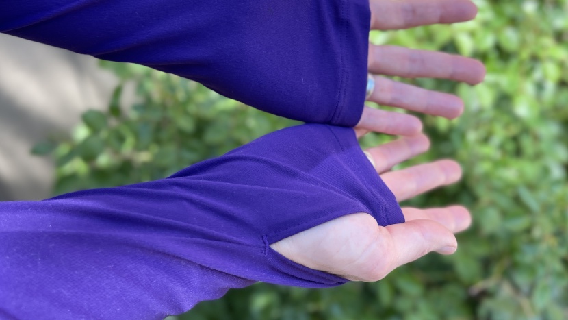 the soft, super-stretchy fabric and large thumbholes make these some...