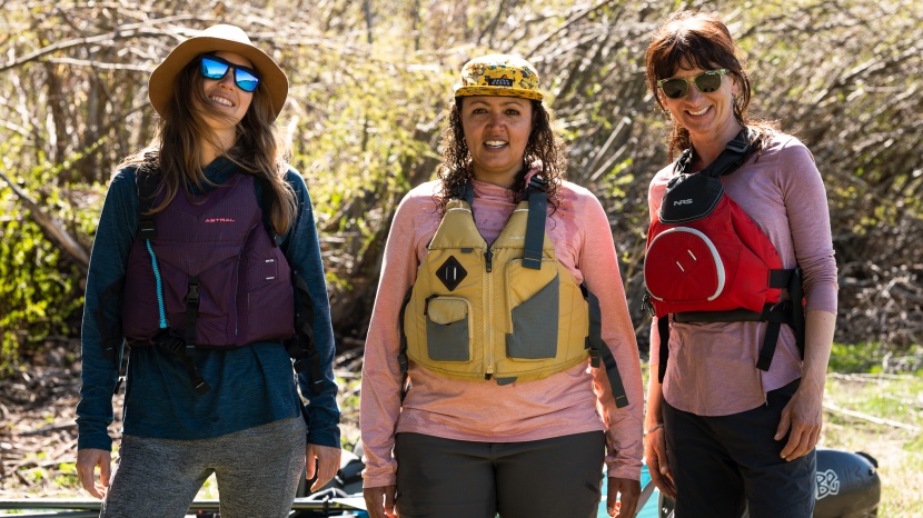 life jacket - comparing feature sets side by side. from left to right we have the...