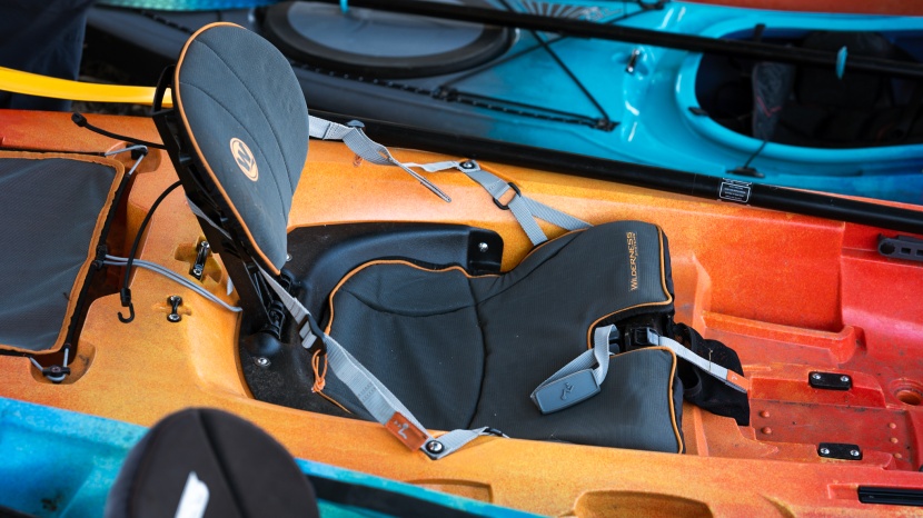 wilderness systems tarpon 105 - the tarpon's seat is one of the most comfortable that we tested.