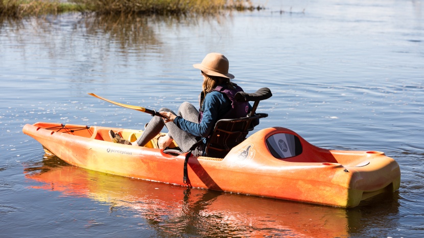 perception hangtime - this kayak is so stable that even folks nervous about being in the...