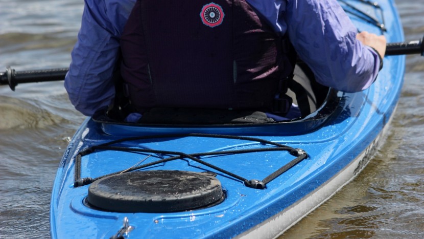 eddyline skylark - the front deck and rear of the kayak has onboard storage in...