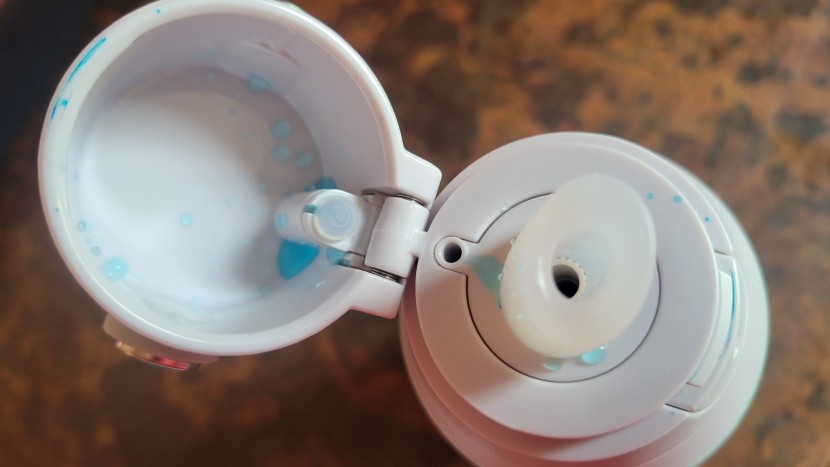 water bottle - although the closed cap didn't leak, the brita's straw did leak...