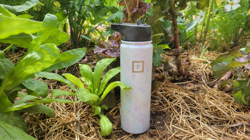 iron flask insulated - although it's insulated, it's not as thick as other bottles. we kept...