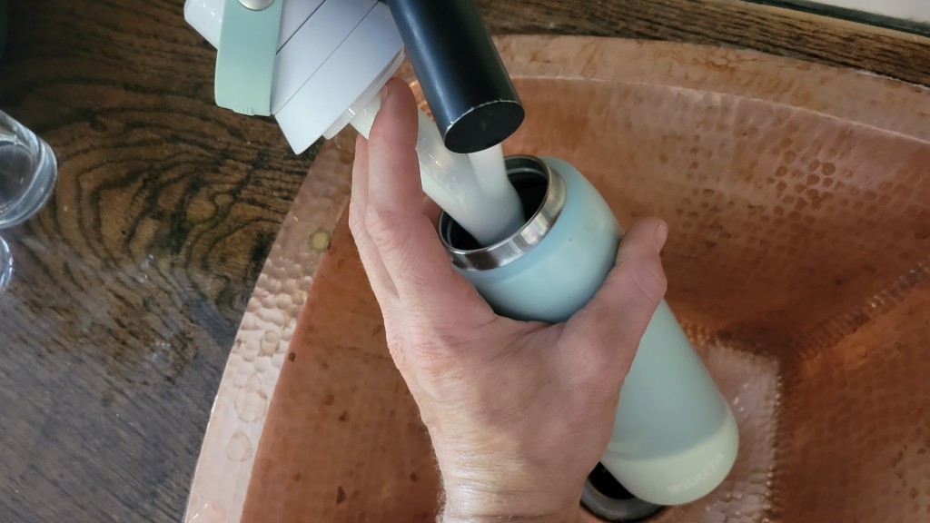 brita stainless steel filter bottle - we never worried about source when filling the brita, as long as it...