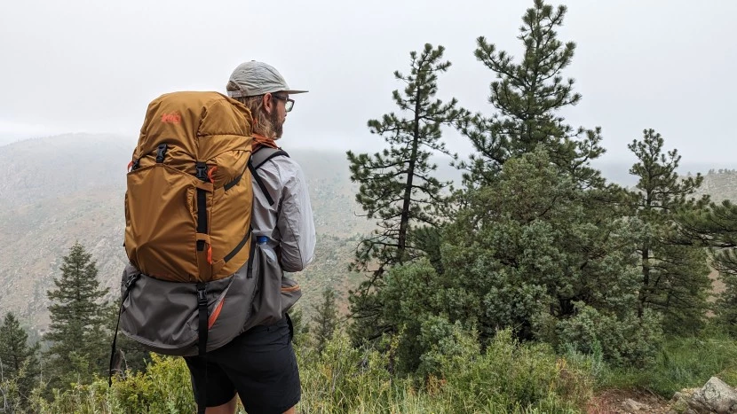 with nothing but a pack on your back and a trail in front of you...