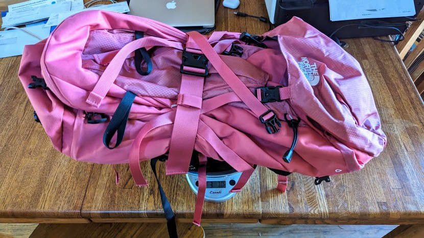 the north face terra 55 for women - the terra 55 isn't the lightest pack, but it's not the heaviest...