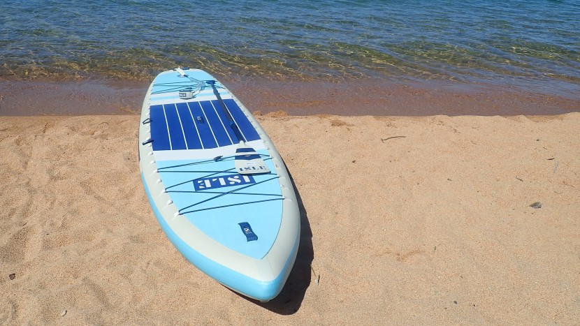 isle switch - this 11-foot long hybrid board is lighter than you would expect.