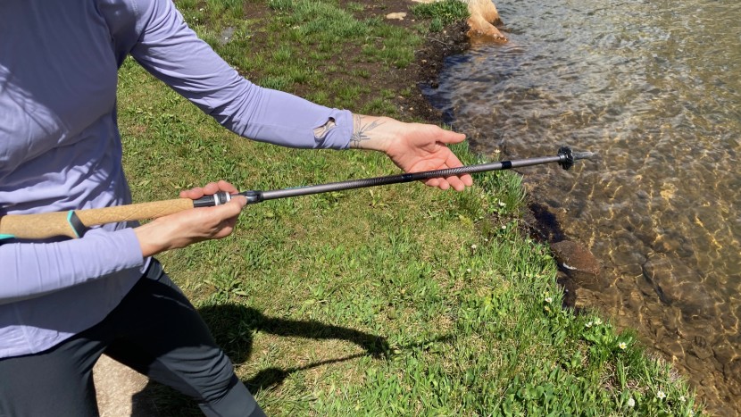 to break down the leki cressida, it is a simple three part process...