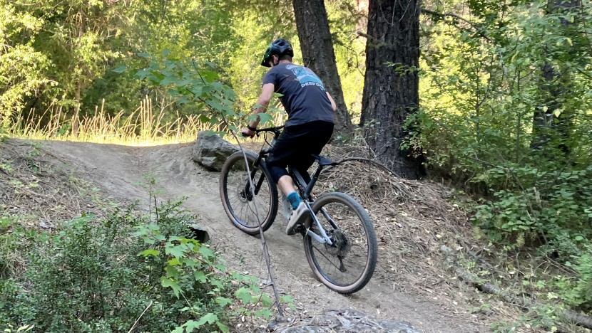 canyon neuron 5 - this bike is a spectacular climber due to its suspension kinematics...