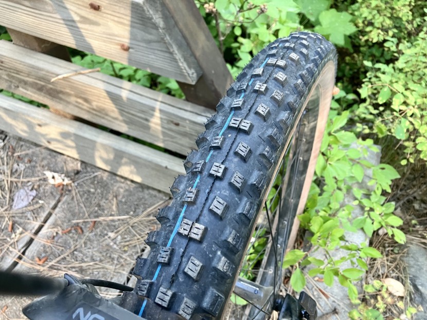 the schwalbe nobby nic is a decent tire so long as you stay away...