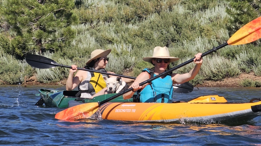 aquaglide deschutes 110 - the deschutes turns quickly and easily, without a keel to stop it...