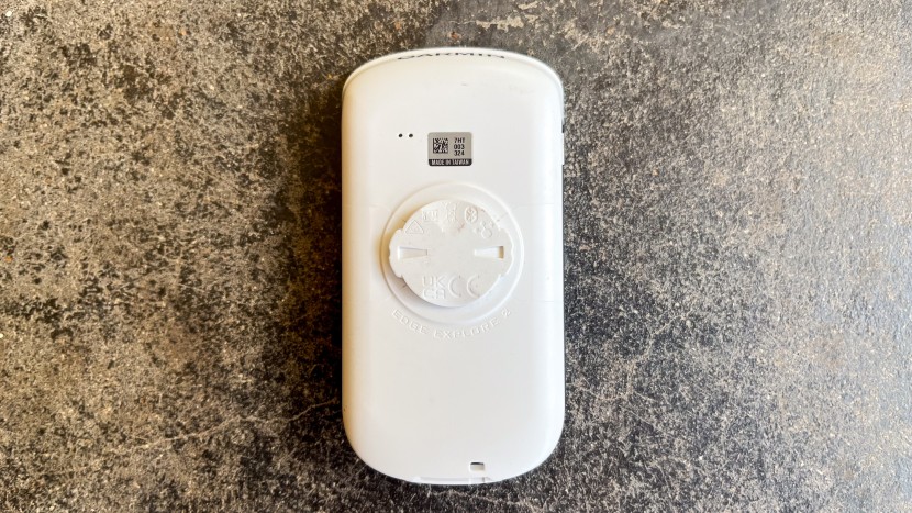 garmin edge explore 2 - one notable feature lacking are the charging contacts on the back...