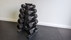 cap coated hex set with rack