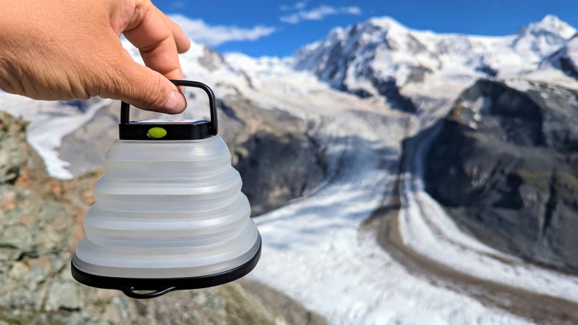 goal zero crush light chroma - just hanging around. it's so lightweight that it can be hung by its...