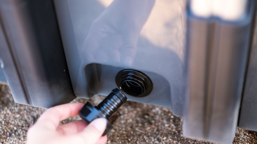 yeti roadie 60 - the drain plug has no leash, so keep an eye on it! otherwise, you'll...