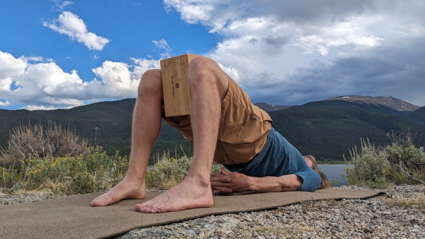 wood blocks offer extra firm support and are solid under pressure...