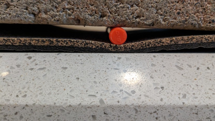 yoloha unity cork - we simulated joints pressing down on a yoga mat. the 3 mm cushion of...