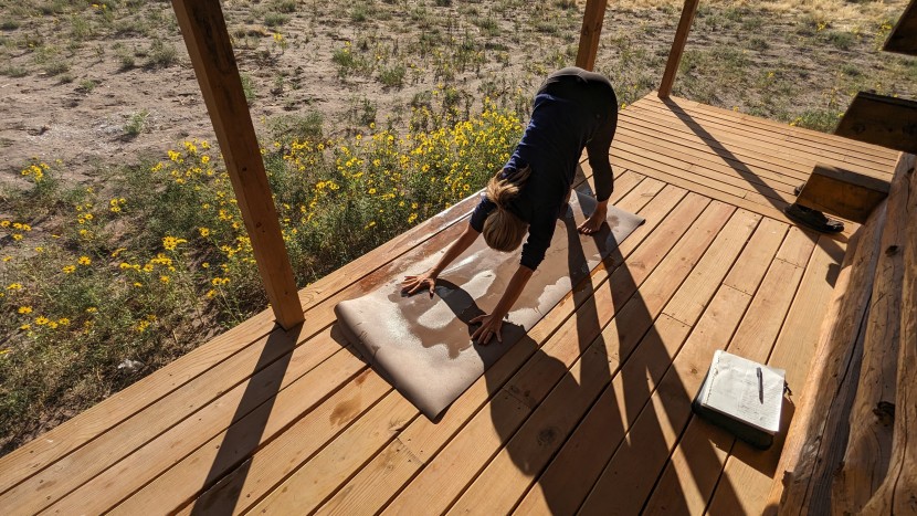 b yoga b mat everyday - your sweaty hands won't slip forward on the b mat during adho mukha...