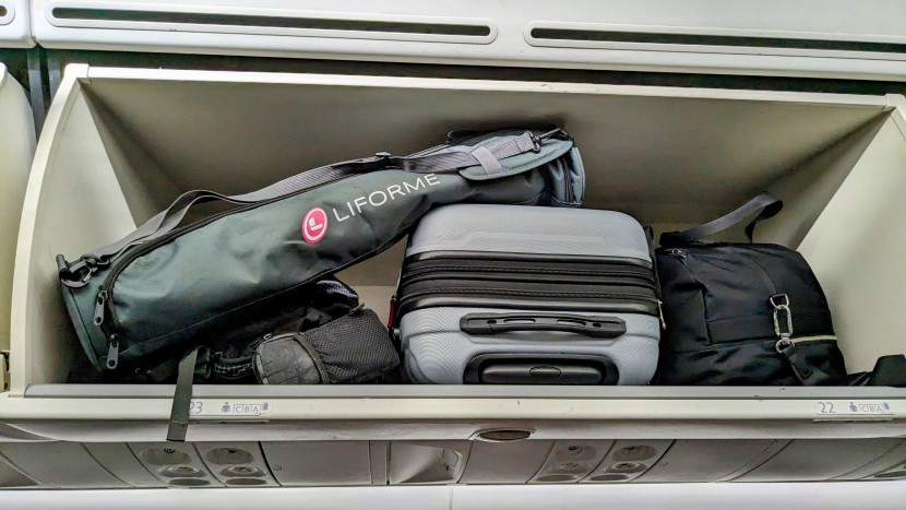 yoga mat - the liforme has a carrying case that is easy to travel with; the mat...