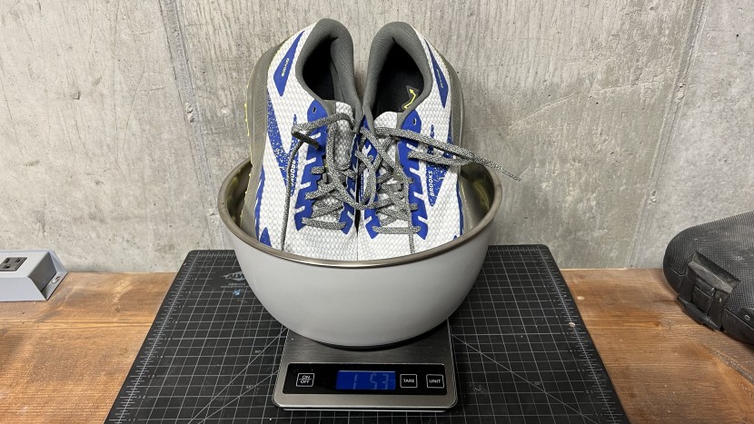 brooks divide 4 - we carefully weigh each model to provide you with real-world weight...