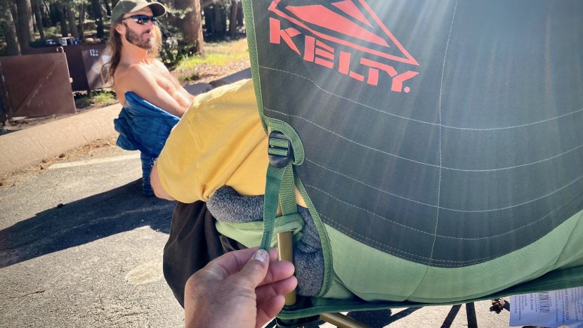 kelty low loveseat - adjustable armrests are just one of the features that increase the...