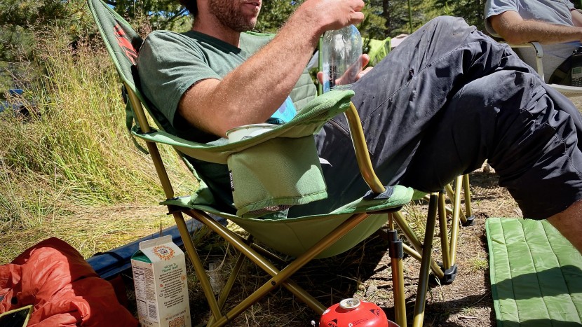 camping chair - though the kelty low loveseat is low to the ground, most folks found...