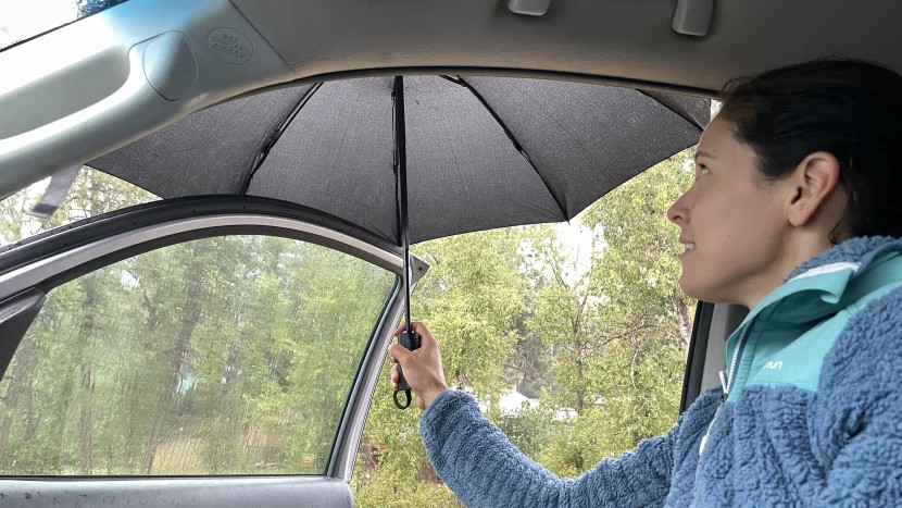 umbrella - the transitions between spaces can be tricky with umbrellas and we...