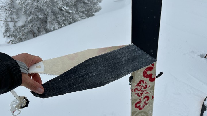 climbing skins - this sort of failure is not normal or acceptable: the glue side came...
