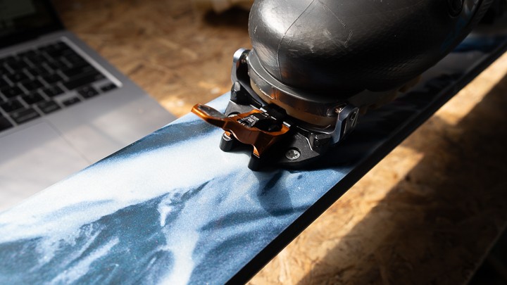 black diamond atk raider 12 - the impact of the wide toe piece mounting platform is hard to...