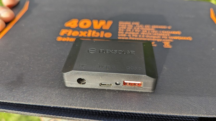 flexsolar 40w - the charging ports have no cover or any sort of protection from the...