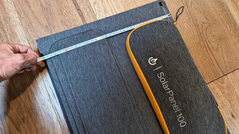 solar power station - we measured the dimensions and weight of every solar panel.