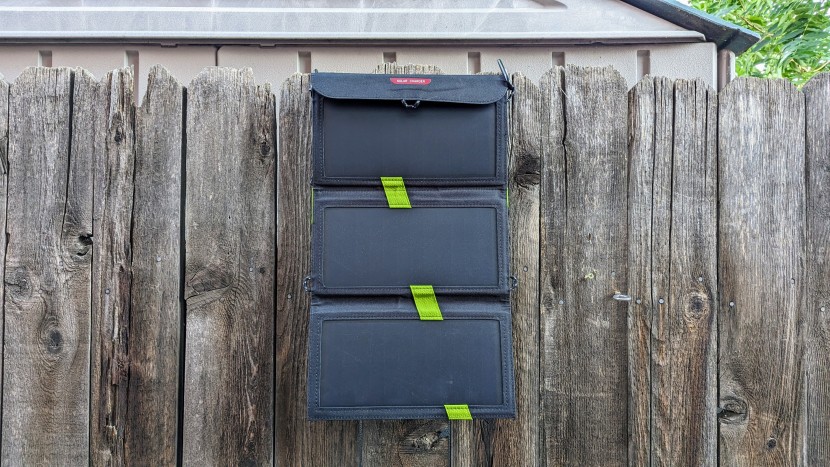 x-dragon 20w - the x-dragon 20w has loops and four carabiners to hang and charge it...